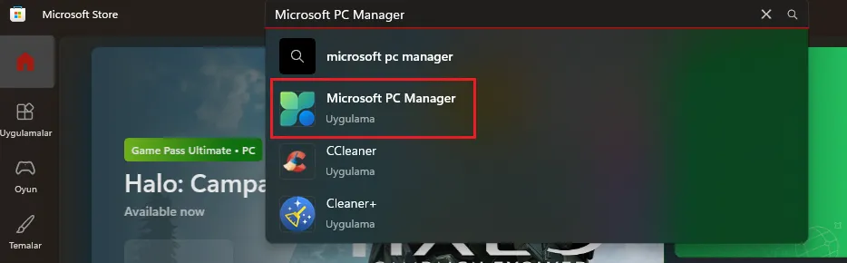 Microsoft PC Manager İndirme